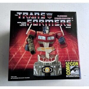 New Optimus Prime Bust Transformers G1 Autobot SDCC Artist Proof 9 Limited Seal